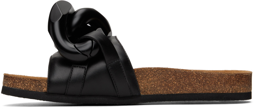 JW Anderson Black Chain Slides