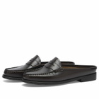 Bass Weejuns Women's Easy Weejun Penny Slide in Chocolate Leather