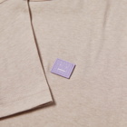 Acne Studios Nash Face T-Shirt in Violet Pink Melange