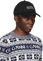 GANNI Black Software Cap