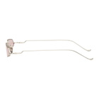 NOR Silver and Pink Dimensions Micro Sunglasses