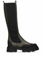 GANNI - 50mm Leather Tall Boots