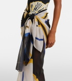 Cala de la Cruz Luana printed beach cover-up