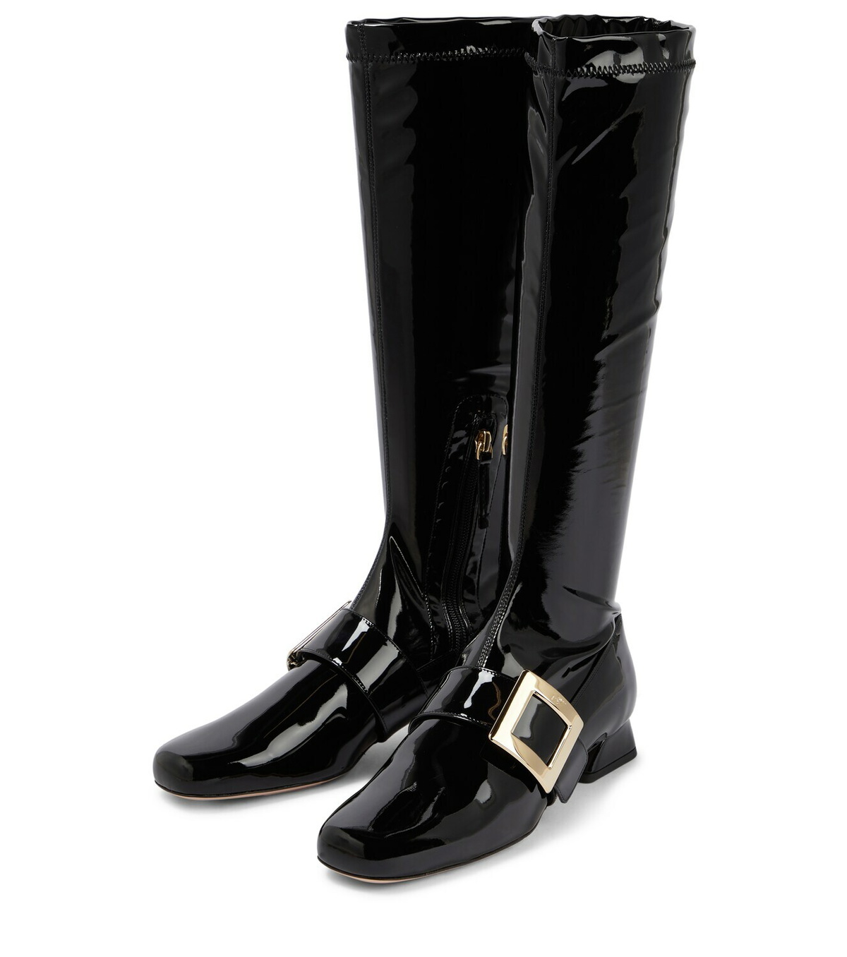 Roger Vivier Très Vivier patent leather knee-high boots