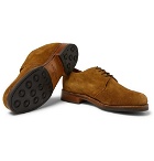 Grenson - Wade Suede Derby Shoes - Brown