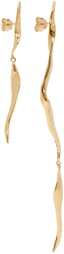 FARIS Gold Blade Drops Earrings