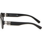 Miu Miu Eyewear Black Rectangular Sunglasses