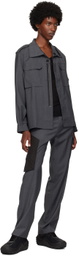 Olly Shinder Gray Knife Pocket Cargo Pants