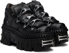 VETEMENTS Black New Rock Edition Platform Sneakers