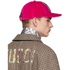Gucci Pink NY Yankees Edition Velvet Cap