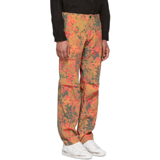 Resort Corps Orange Camo Toxic Cargo Pants