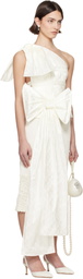 SUPER YAYA SSENSE Exclusive Bridal Capsule Beatrice Bow Top