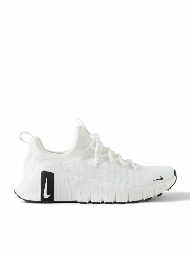 Photo: Nike Training - Free Metcon 6 Rubber-Trimmed Mesh Sneakers - White