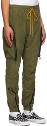 Rhude Khaki Cupro Yachting Cargo Pants