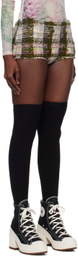 Collina Strada Khaki & Gray Tap Shorts