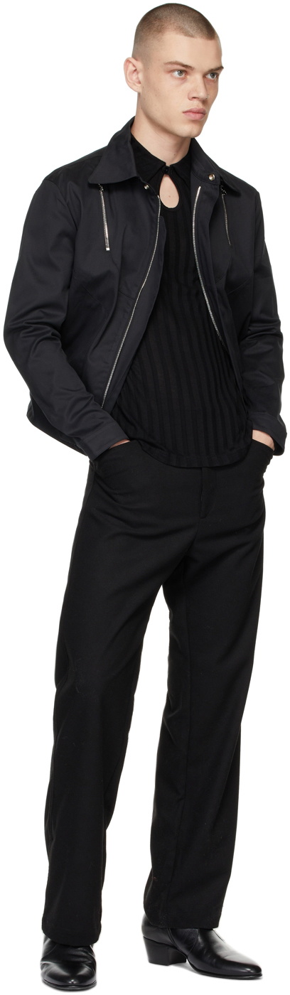 Carlota Barrera Black Biker Jacket