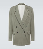 Dries Van Noten Oversized wool-blend blazer