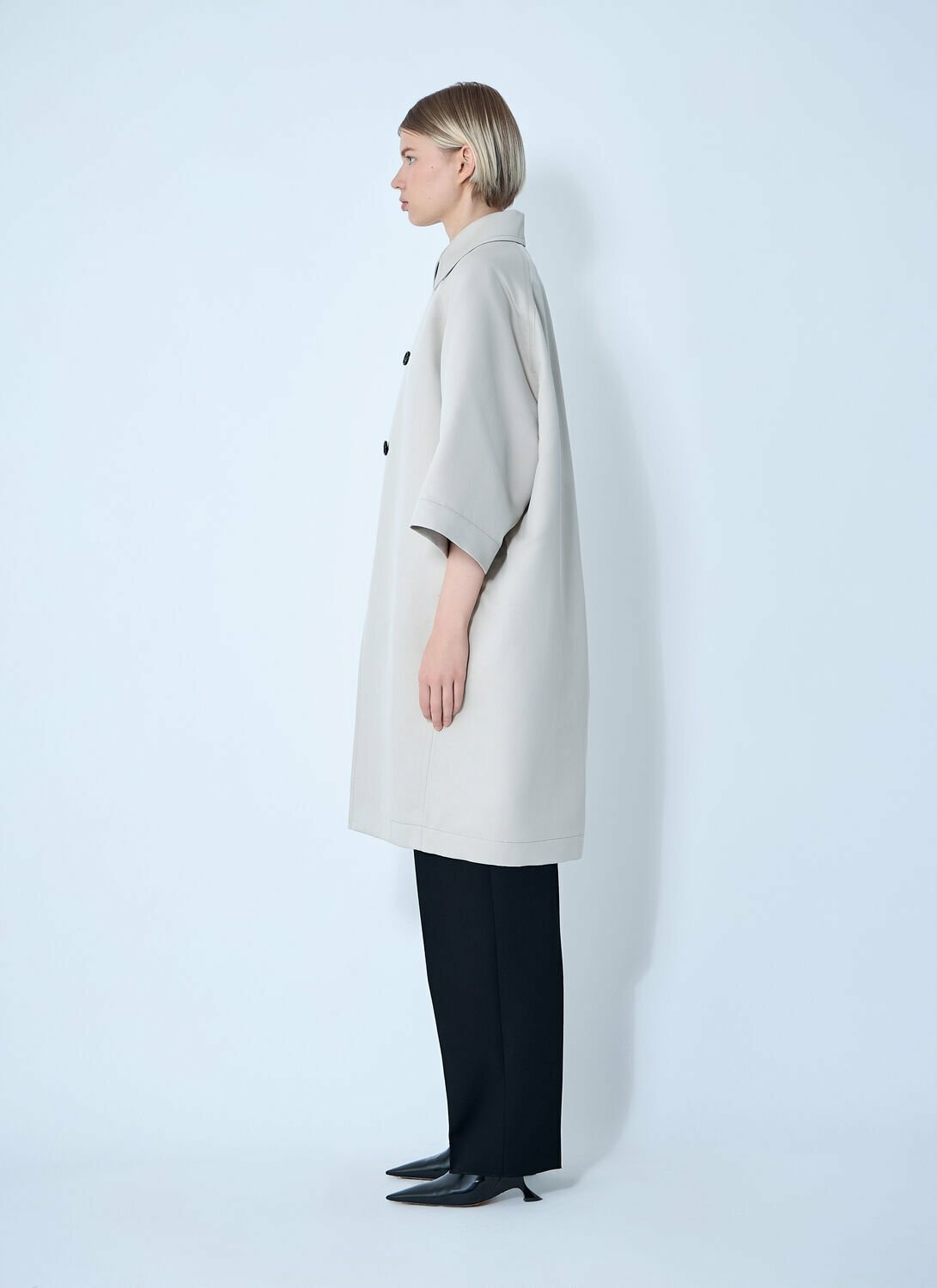 Bottega Veneta Silk-And-Cotton-Blend Coat