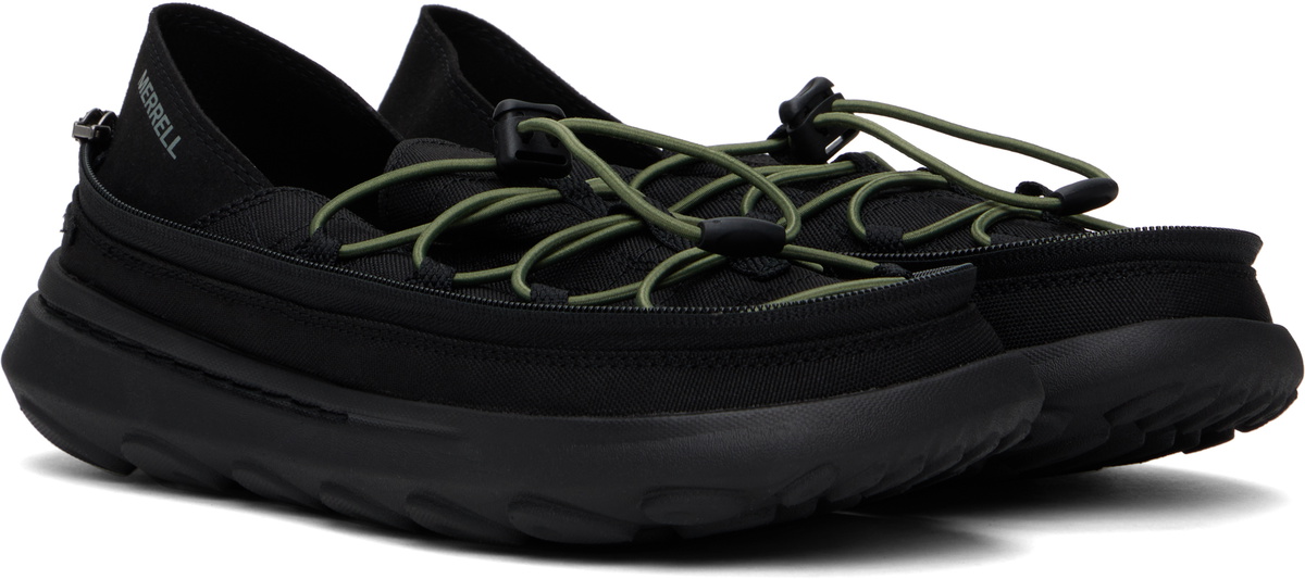 Merrell 1TRL Black Hut Moc 2 Packable Zip Off Loafers