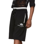 Dolce and Gabbana Black Milano Basketball Shorts