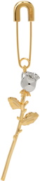 AMBUSH Gold Rose Charm Earring