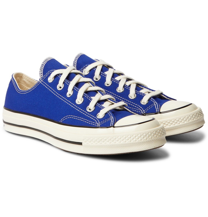 Photo: Converse - Chuck 70 OX Canvas Sneakers - Blue