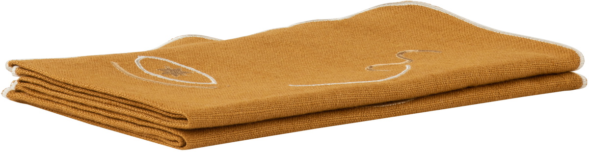 Maison Balzac Brown 'Tête à Tête' Napkins Set