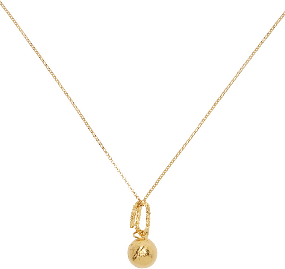 Alighieri Gold 'The Sphere Of The Moon' Necklace Alighieri