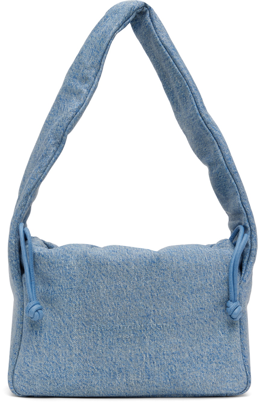 ハンドバッグ Alexander Wang Air Force Blue Corduroy Small Ryan Handbag Alexander Wang AIR FORCE BLUE CORDUROY SMALL RYAN HANDBAG