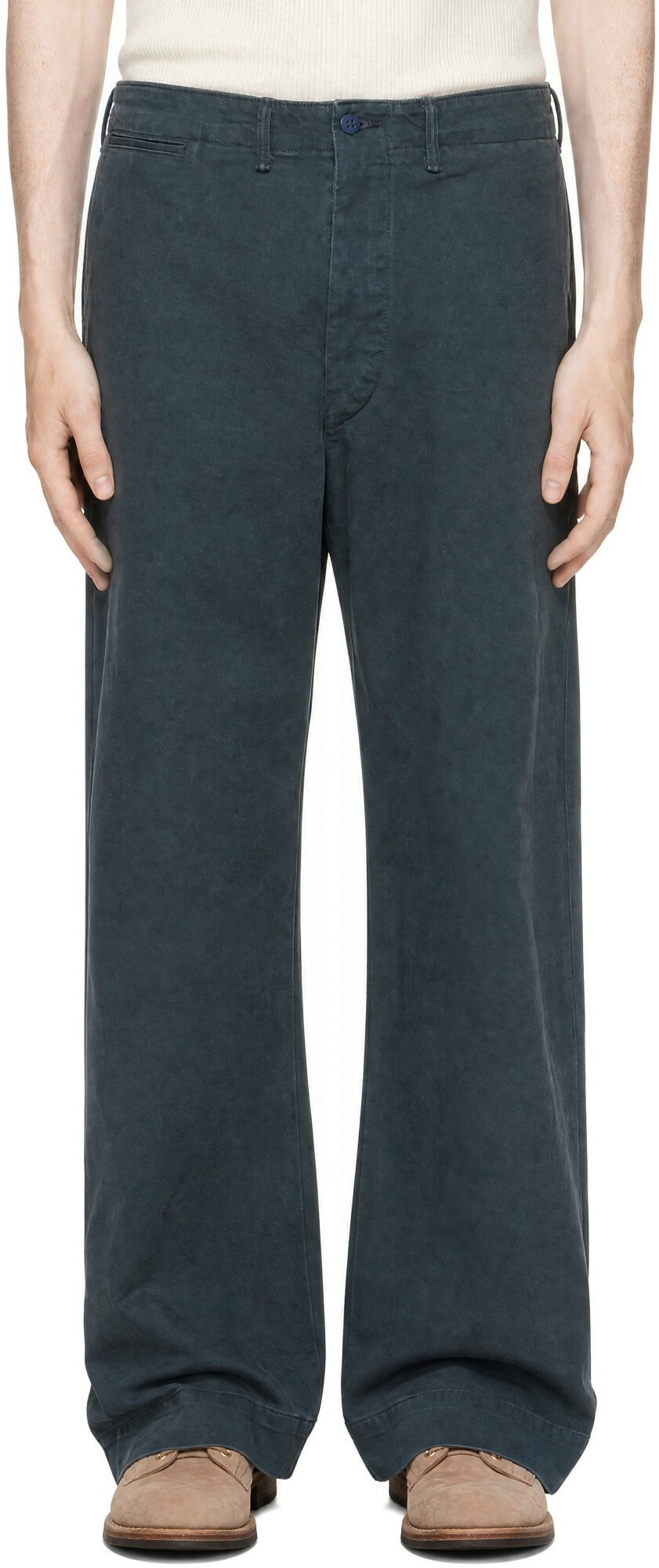 RRL Gray Field Trousers