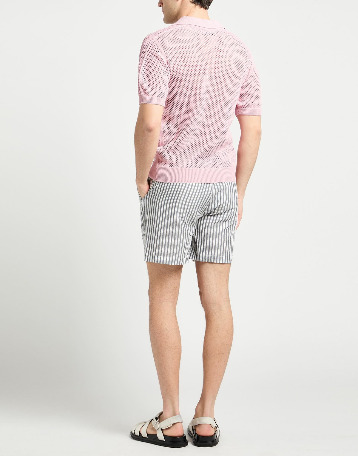 Laneus Mens Polo shirt in Pink