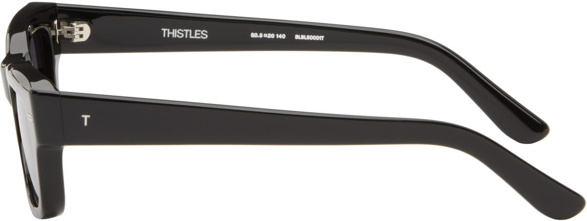 THISTLES Black 'The Jack' Sunglasses