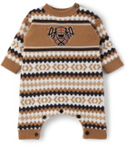 Burberry Baby Cashmere Fair Isle Bodysuit Set