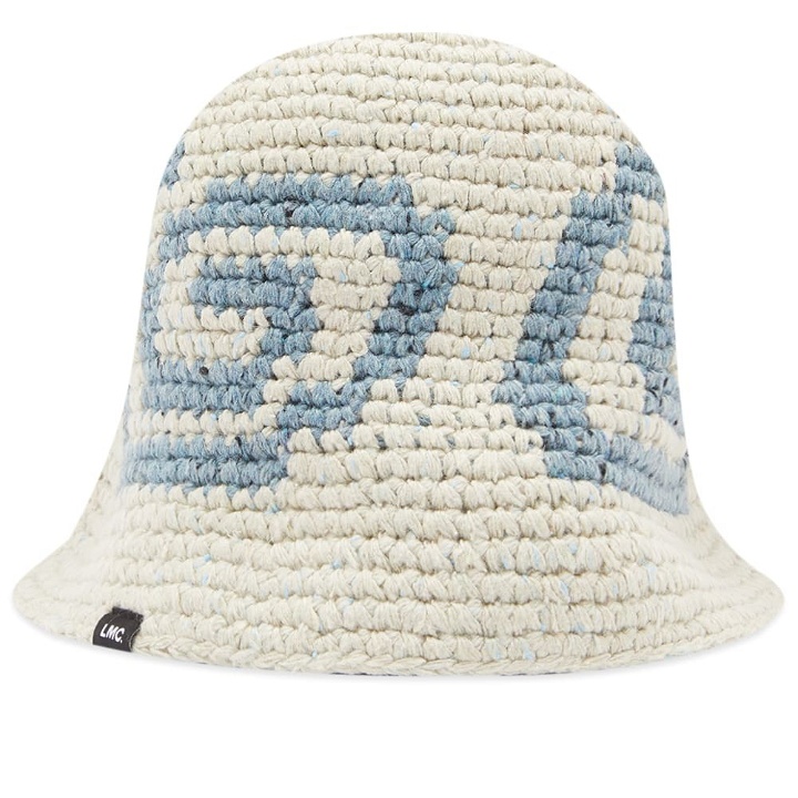 Photo: LMC Men's Spiral Crochet Bucket Hat in Cream