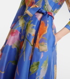 Carolina Herrera Floral silk organza gown