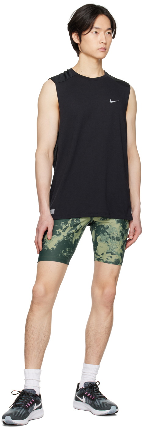 Nike Black Rise 365 Tank Top