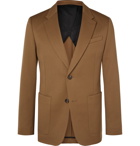 AMI - Camel Virgin Wool Blazer - Brown