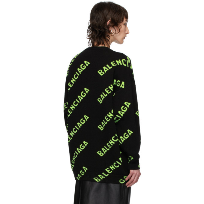 Balenciaga store green jumper