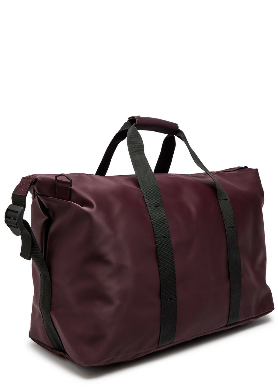 Rains Hilo Weekend Rubberised Holdall - Burgundy - One Size