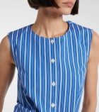 Patou Striped cotton shirt dress