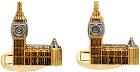 Paul Smith Gold 'London Souvenir' Cufflinks
