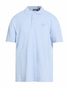 Versace Mens Polo shirt Sky in Blue