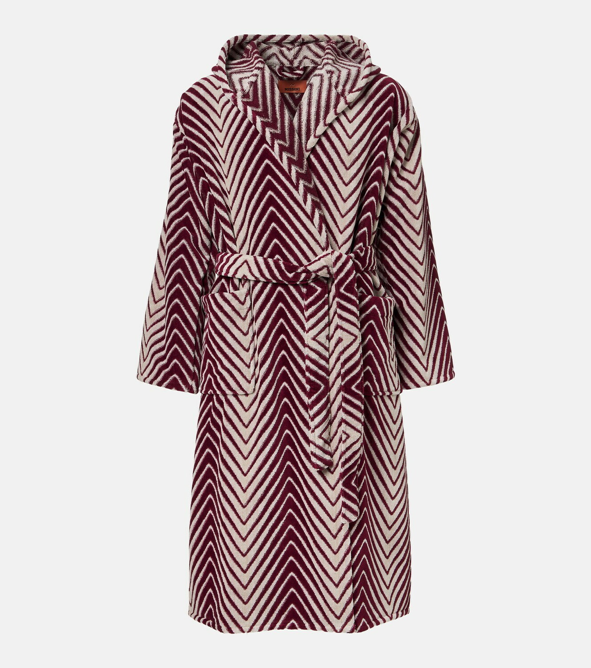 Missoni Zigzag cotton terry bathrobe