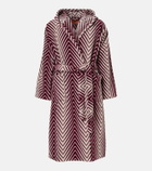 Missoni Zigzag cotton terry bathrobe