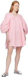 Kika Vargas SSENSE Exclusive Pink Annie Minidress