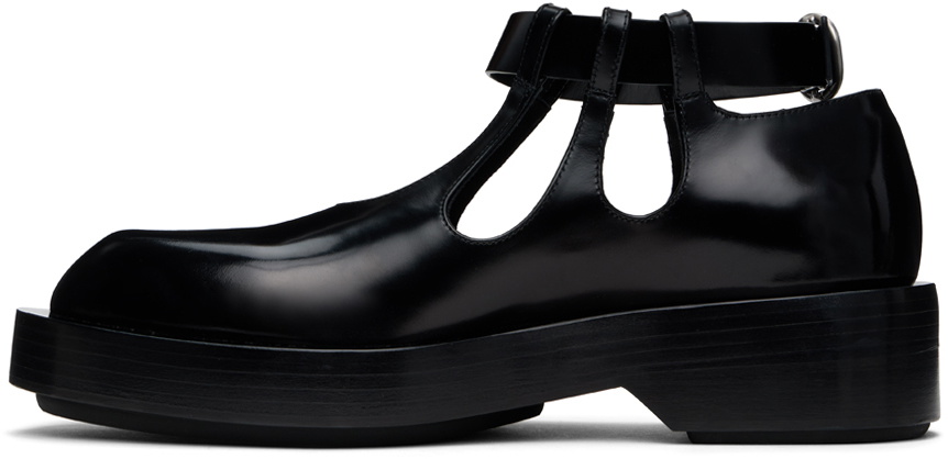 Jil Sander Black Cutout Loafers