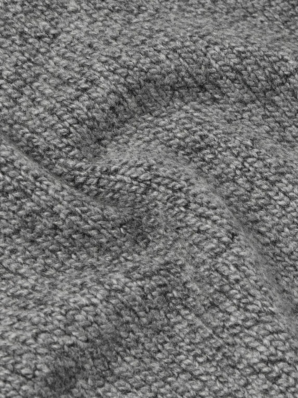 Zegna - Cashmere and Wool-Blend Rollneck Sweater - Gray