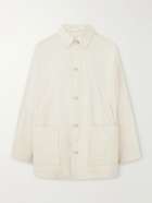 Casey Casey - Weiping Crinkled-Cotton jacket - Neutrals