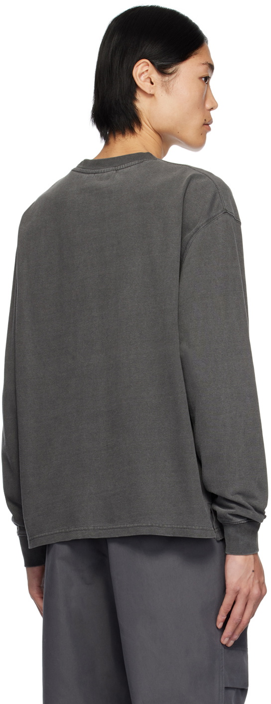 Uniform Bridge Gray Pocket Long Sleeve T-Shirt