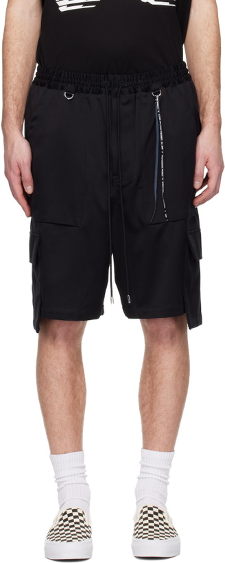 Photo: MASTERMIND WORLD Black MW Cargo Shorts